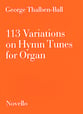 113 Variations Organ sheet music cover